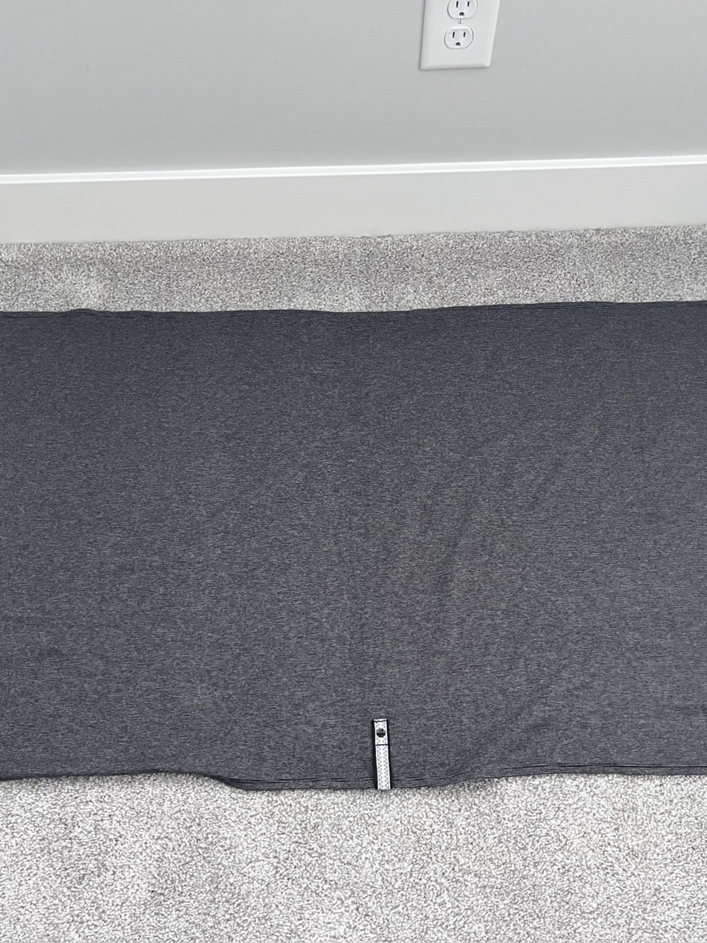 lululemon athletica Heather Charcoal Gray Knit Scarf
